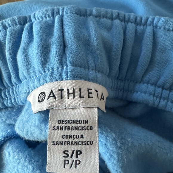 ATHLETA Blue Drawstring Sweatpants-size Small, NWOT! - Picture 4 of 4